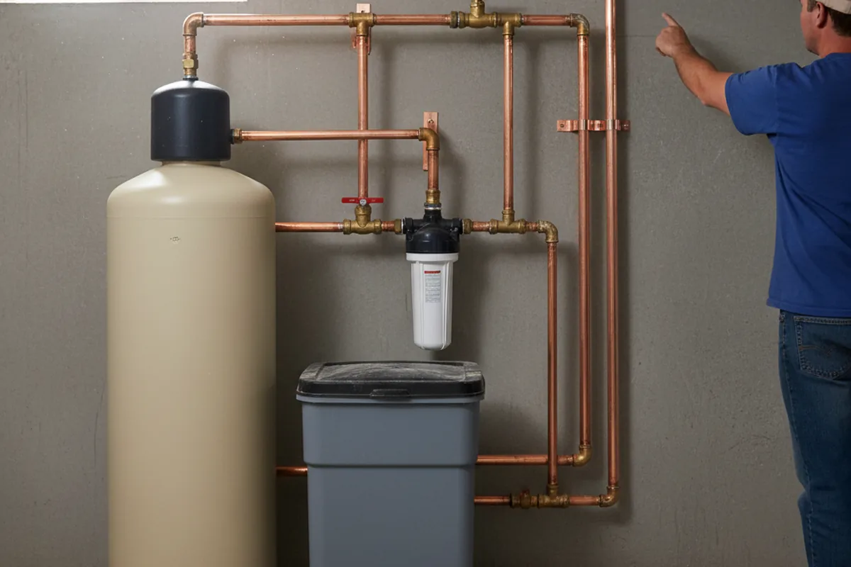 Whole-house water treatment system installed in Towanda